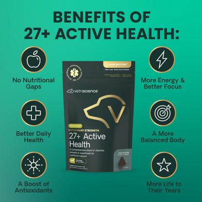 Veterinary Strength 27+ Active Health for Dogs Chews